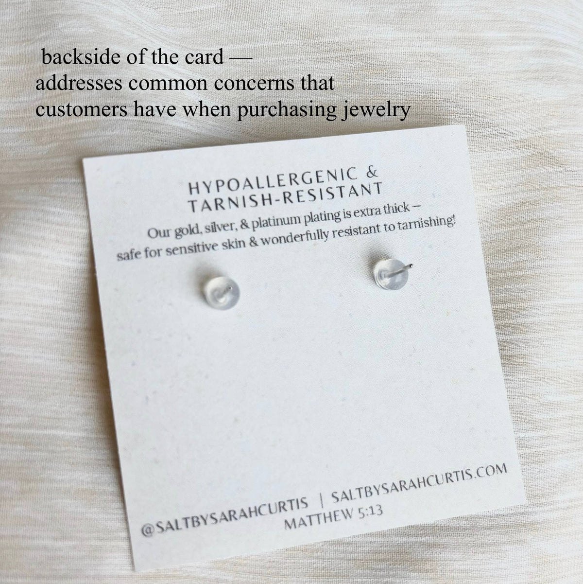 CROSS STUDS | 18k gold | dainty stud post earrings