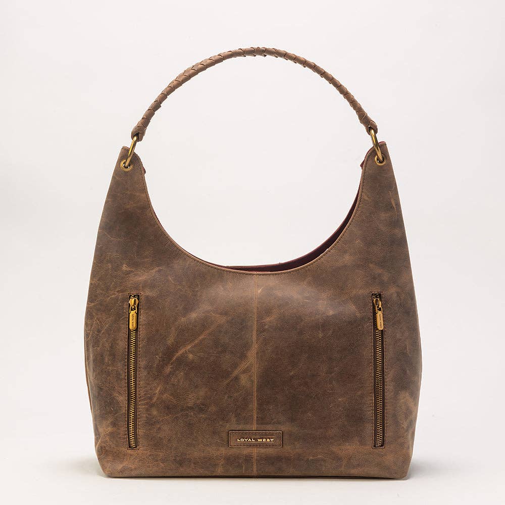 Lw Large Purse In In Brunette Leather