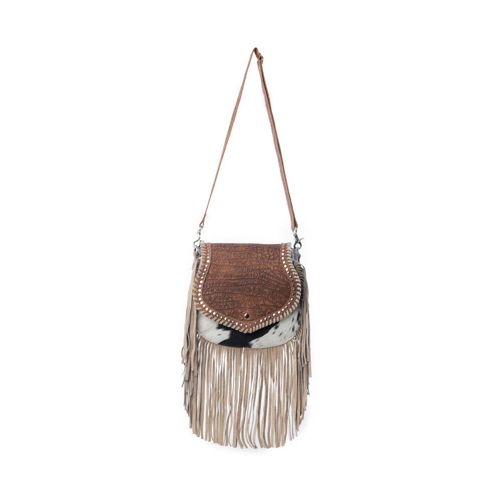 Myra Dusty Lariat Concealed Carry Bag in Saddle Brown: Saddle Brown