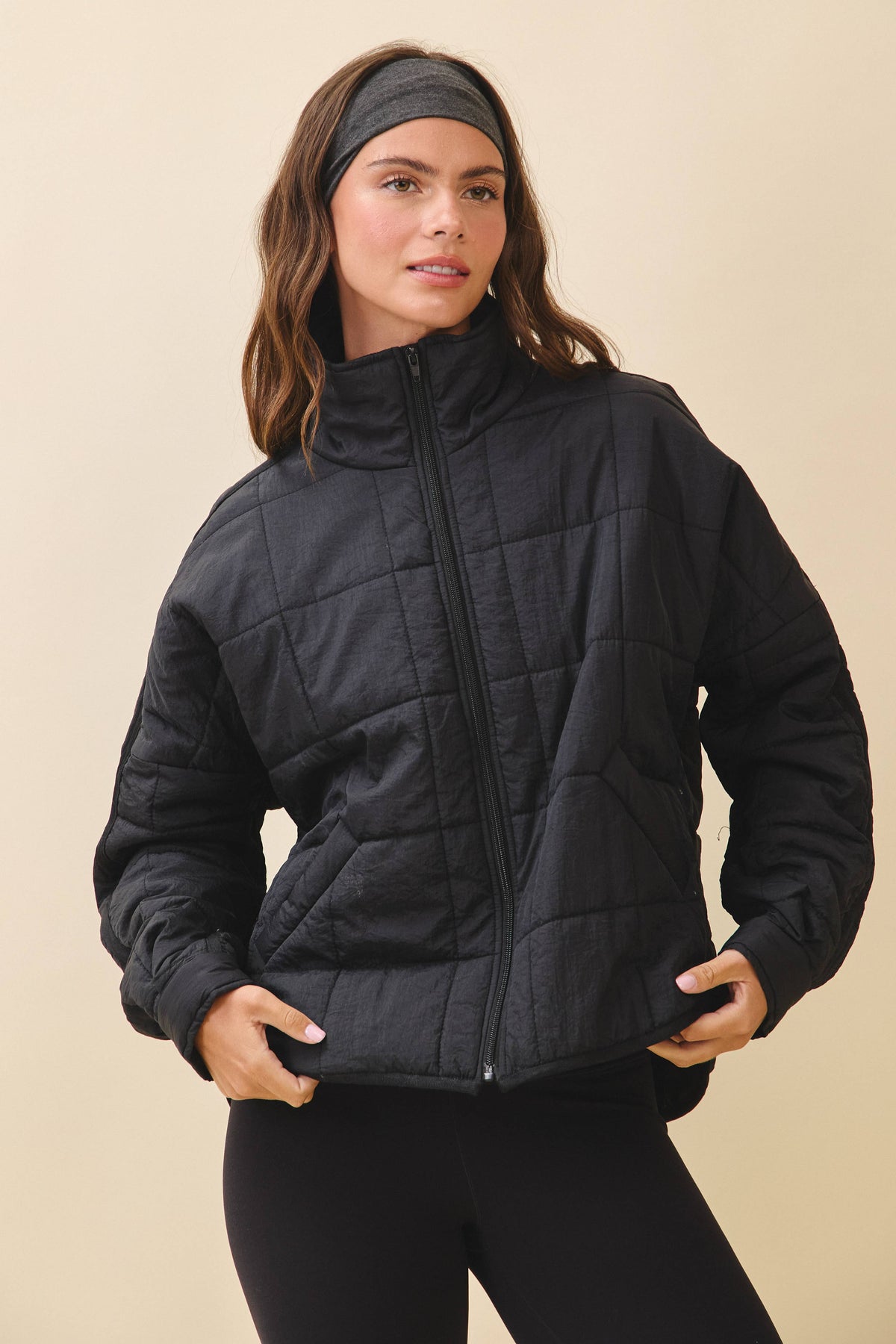 5106EK Bebe Puffer Jacket: Black / Contemporary / M