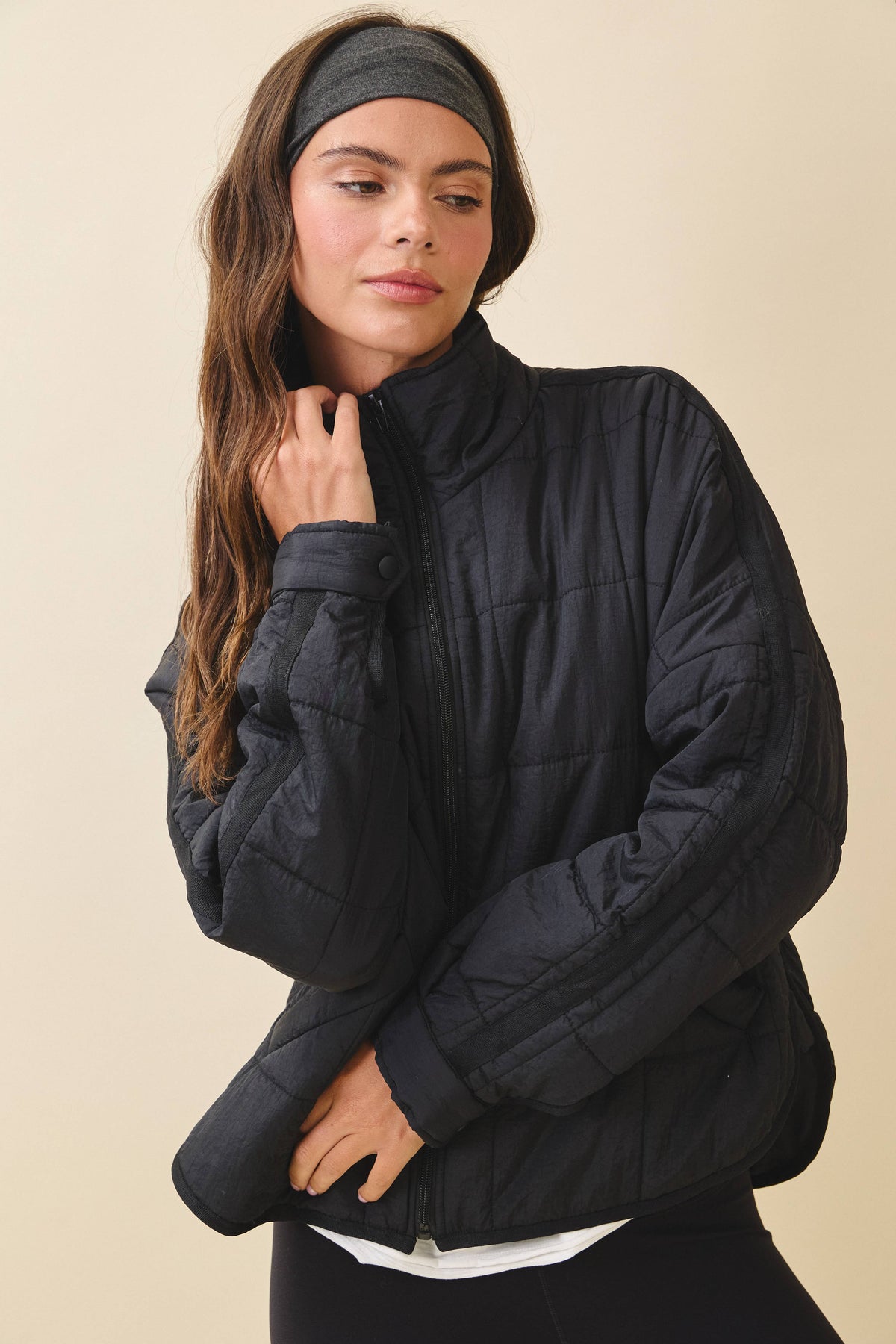 5106EK Bebe Puffer Jacket: Black / Contemporary / M