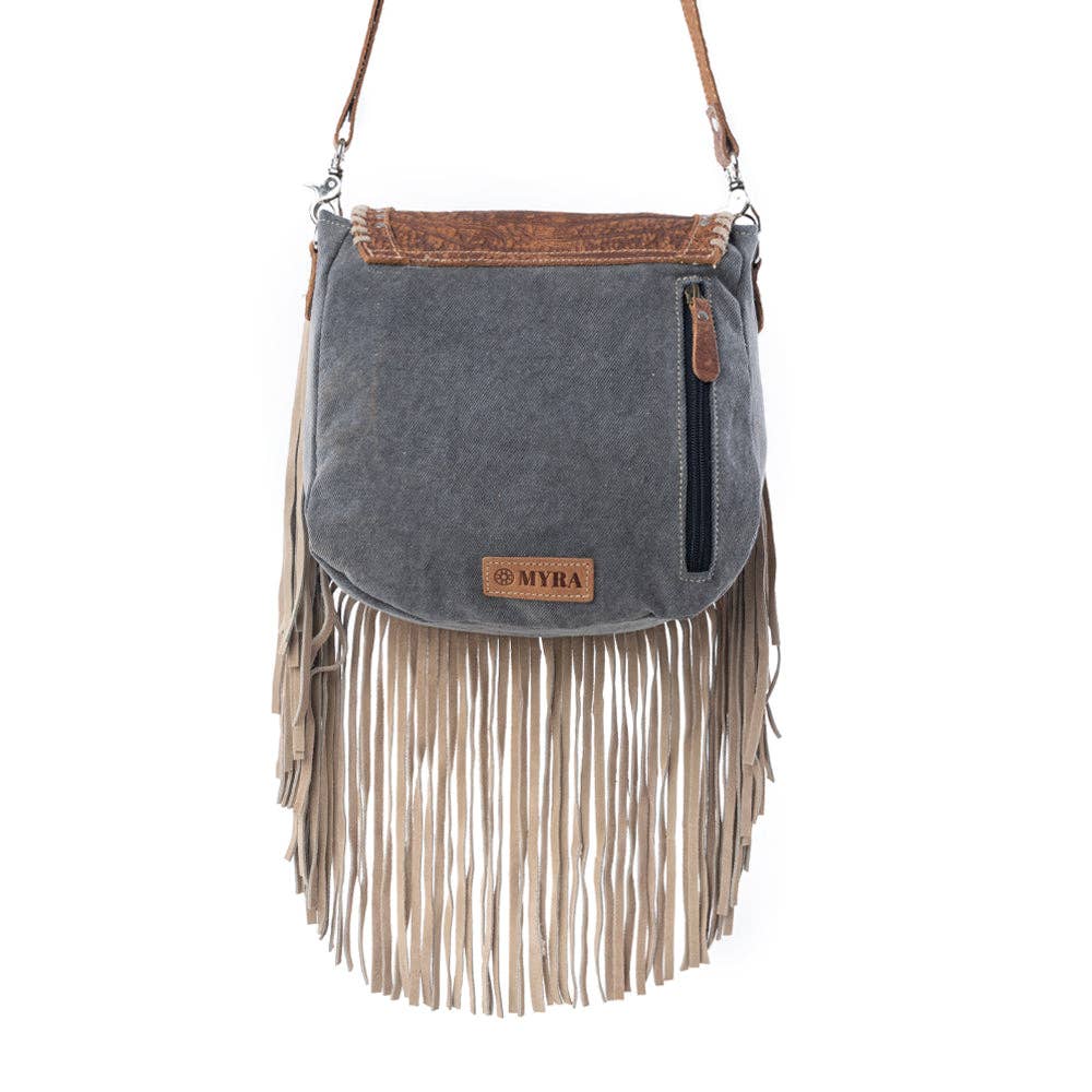 Myra Dusty Lariat Concealed Carry Bag in Saddle Brown: Saddle Brown