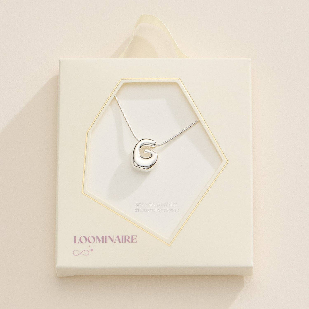 16 Assorted 18K Gold Dipped Bubble Initial Necklace: Gold / One / 5DN18102