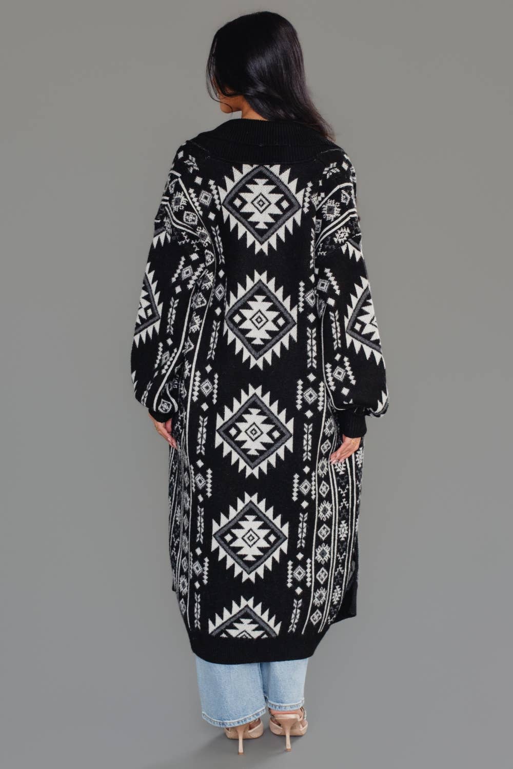 Black & White Western Cardigan