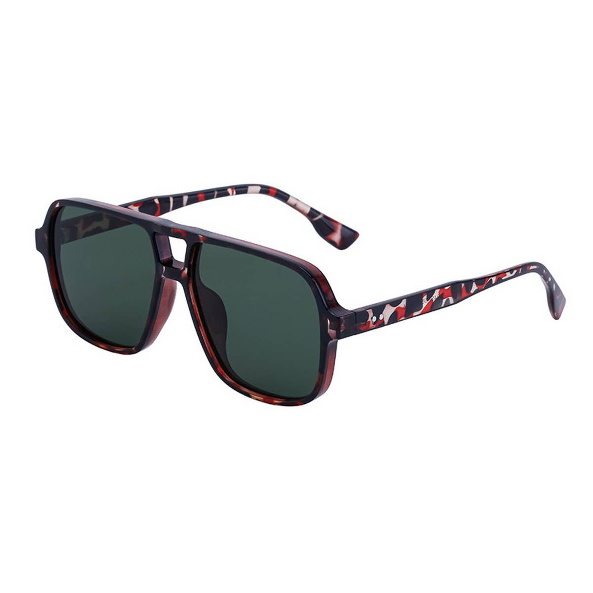 DOUBLE BRIDGE LARGE FRAME DRIVING SUNGLASSES_CWASG0614: BLACK2 / (OS) 1