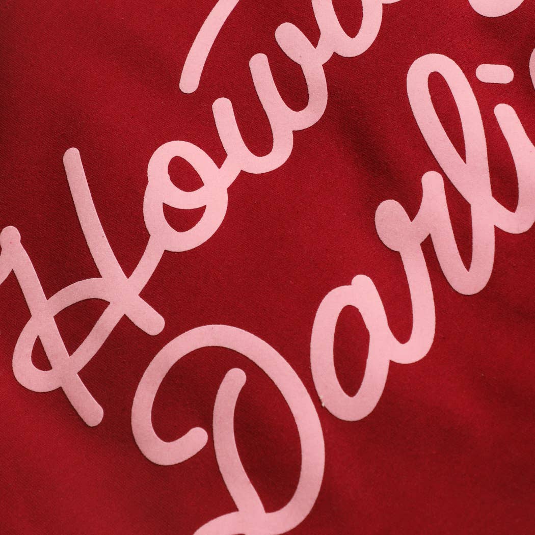 HOWDY DARLIN' Heavyweight Crewneck Sweatshirt: BLACK / XL