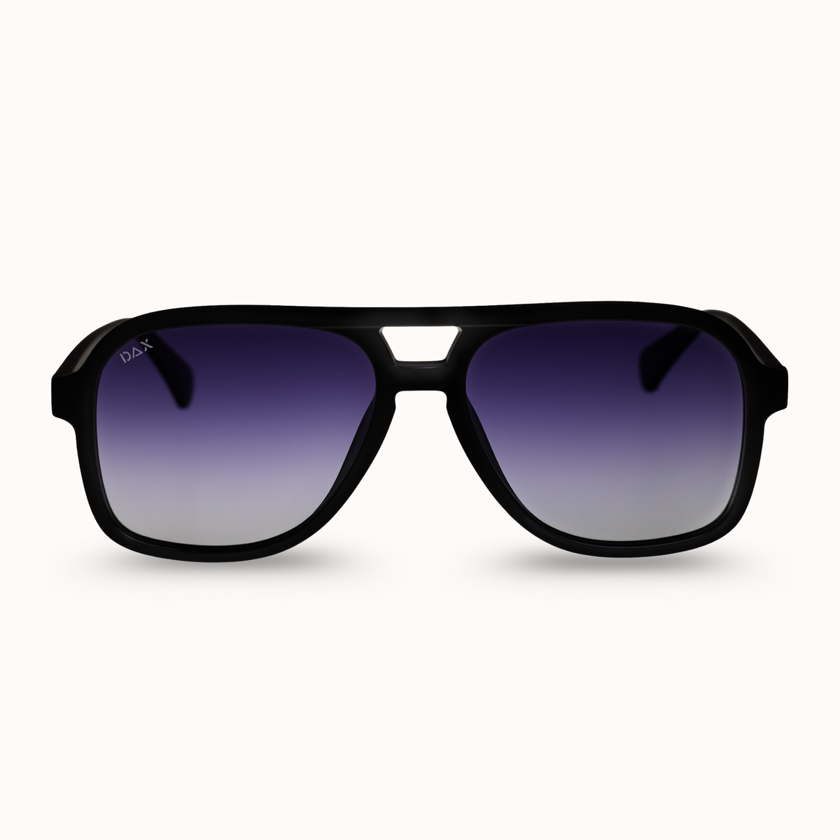 Cruz - Unisex Aviator Sunglasses – Polarized Hair-Friendly: Grey Gradient