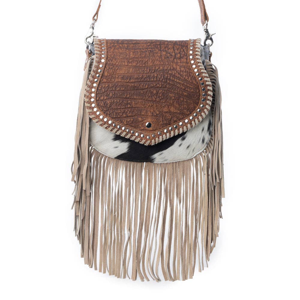 Myra Dusty Lariat Concealed Carry Bag in Saddle Brown: Saddle Brown