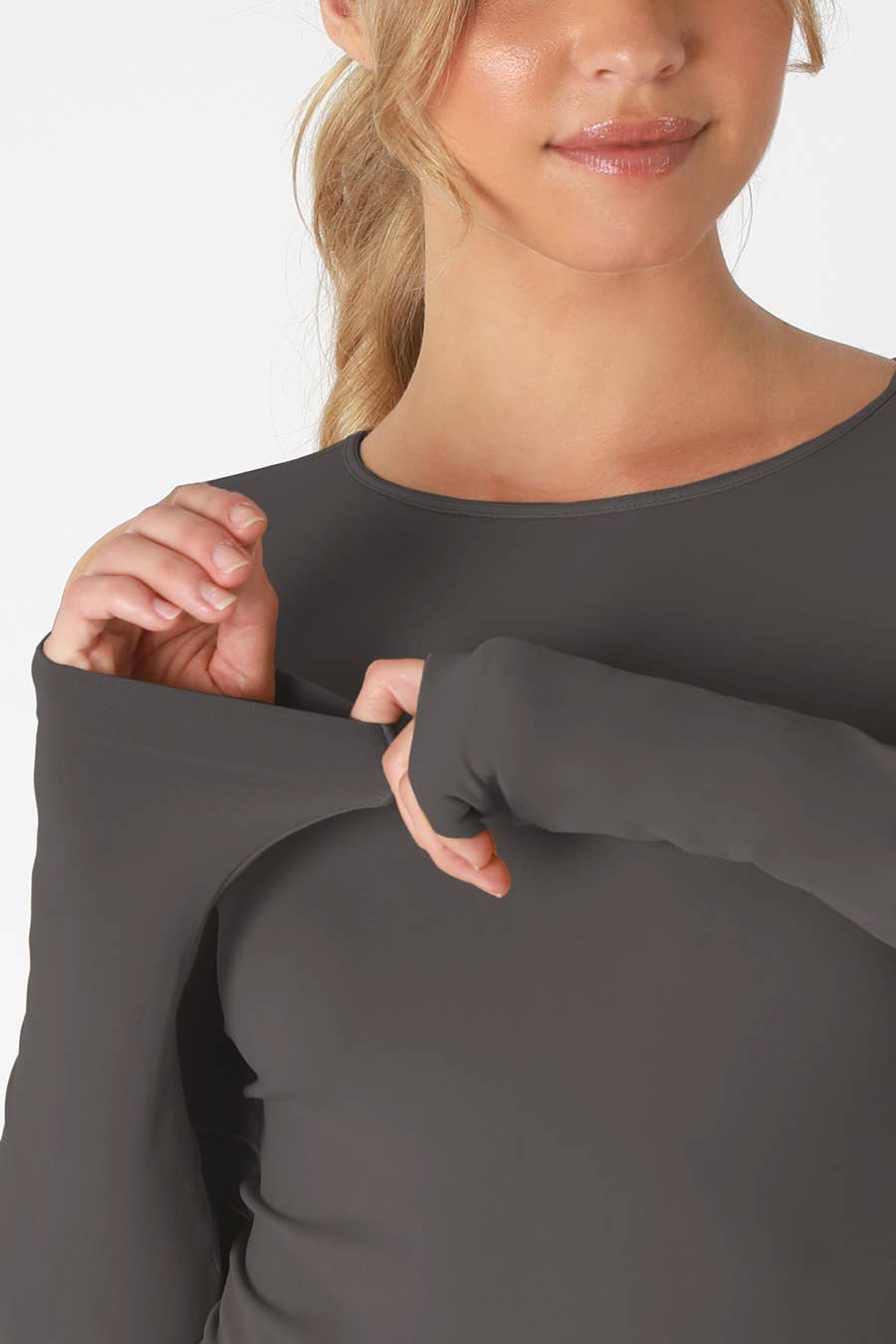 NS5423 - Long Sleeve Crew Neck Top: 2245 Chili Oil