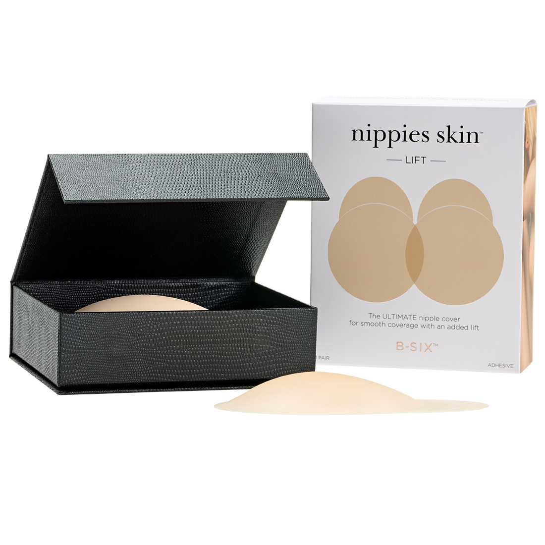 Nippies Skin Adhesive Nipple Covers with Lifting Tab: Caramel / Size 2