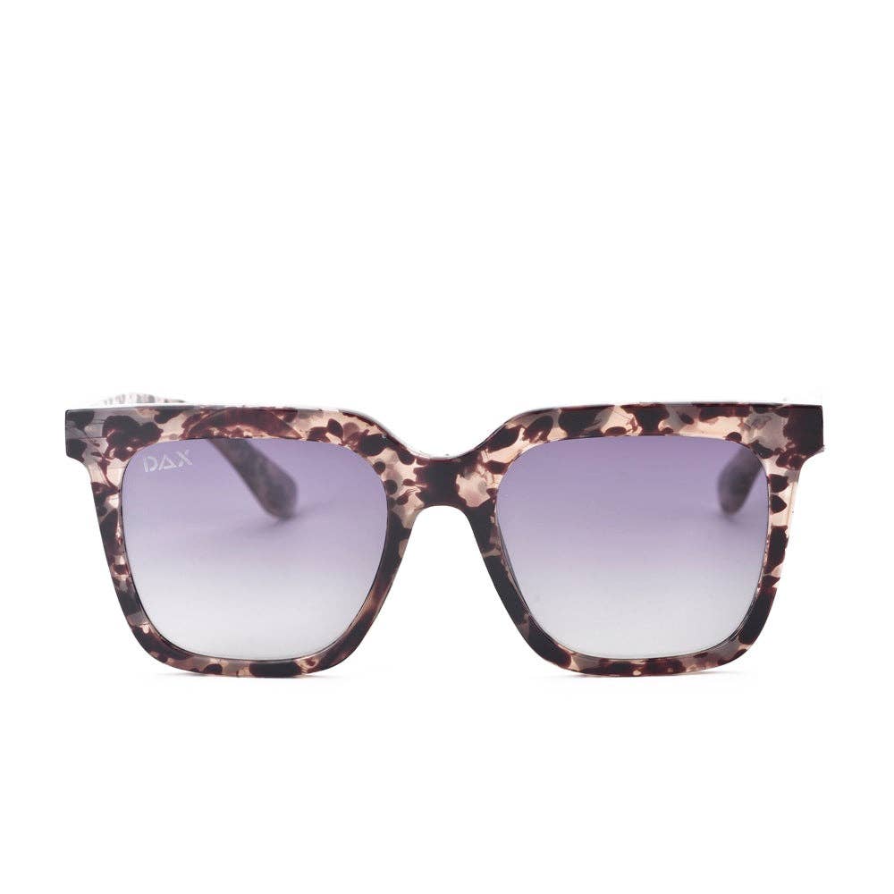 Dani- Women’s Square Sunglasses – Oversized : Brown Cheetah