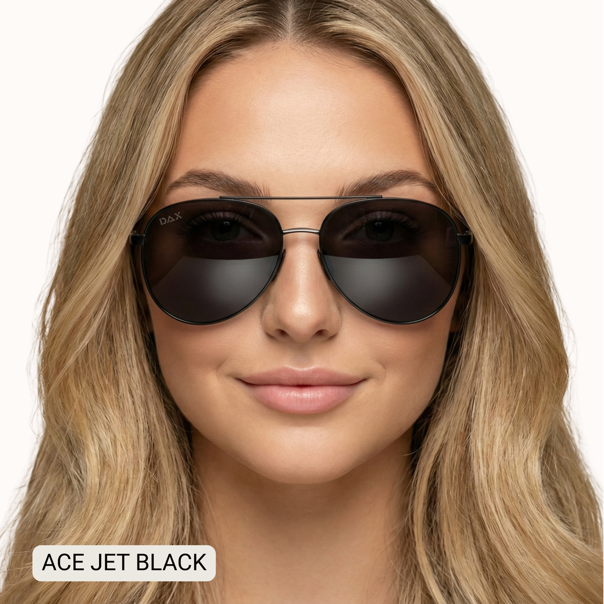 ACE - Unisex Aviator Sunglasses – Polarized Hair-Friendly: Cheetah