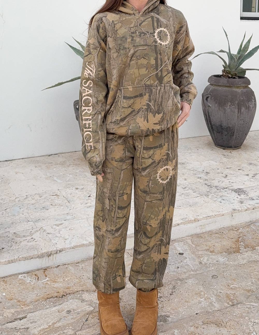 The Sacrifice Camo Unisex Sweatpant: XS