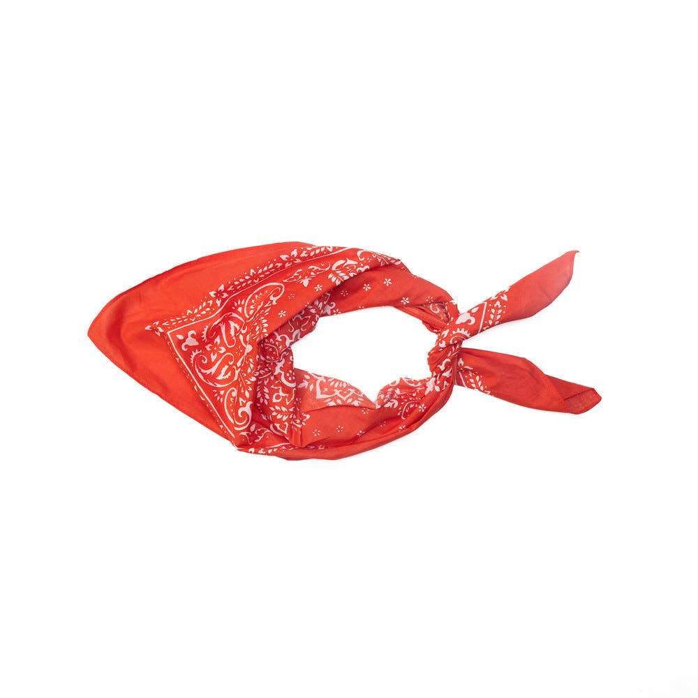 Rider's Moon Bandana in Red: Red / SINGLE