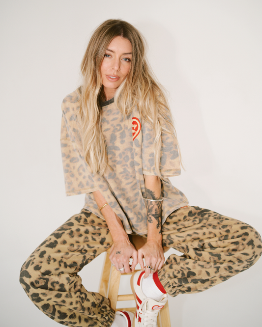 Sorry Mom Tee - LEOPARD : L