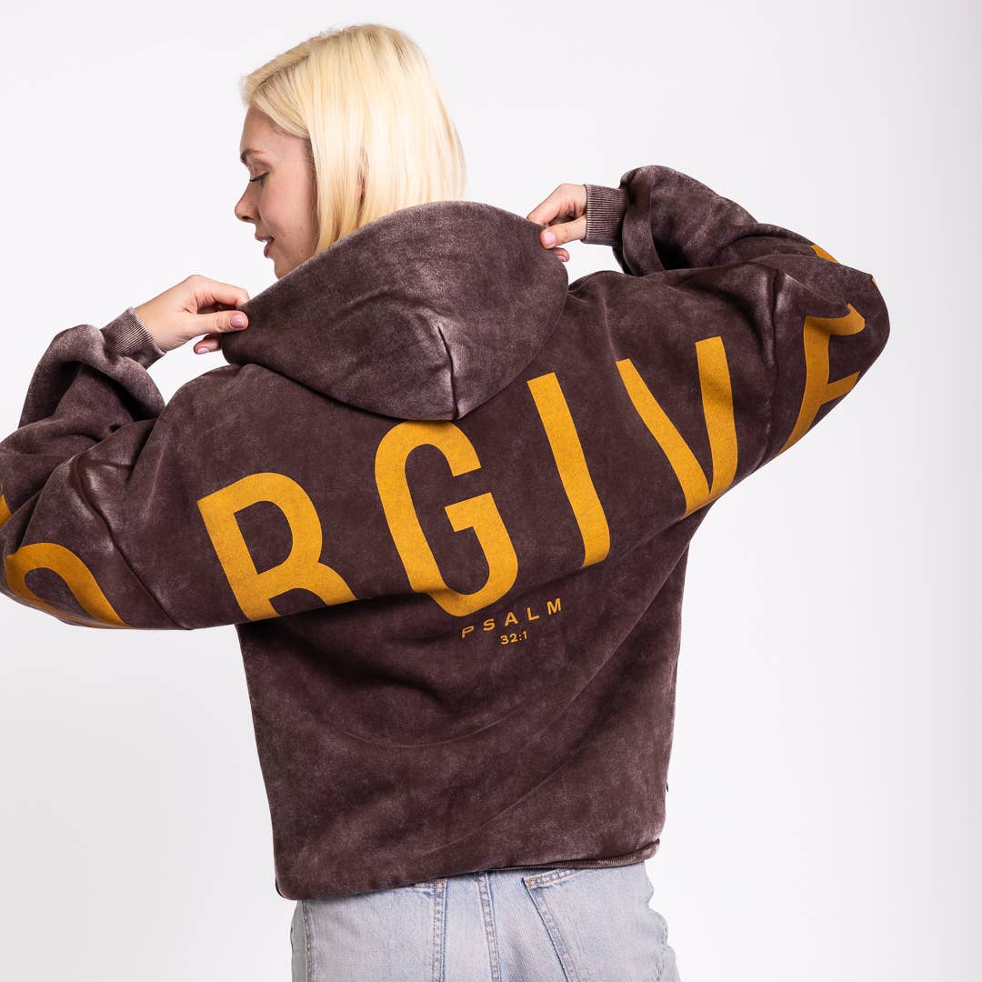 Kingdom Essential Snow Wash Hoodie - Forgiven - Coffee Bean: M