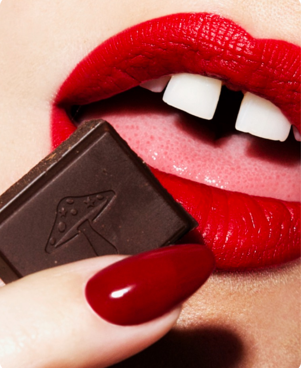Happy Ending - mushroom chocolate supplement for wellness
