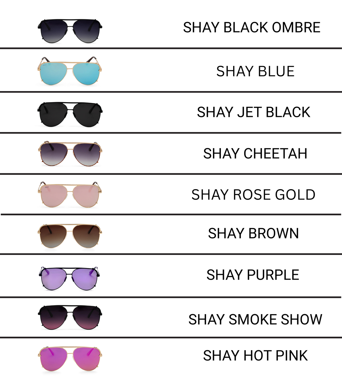 SHAY - Women's Polarized Large Hair Friendly Aviator: Jet Black