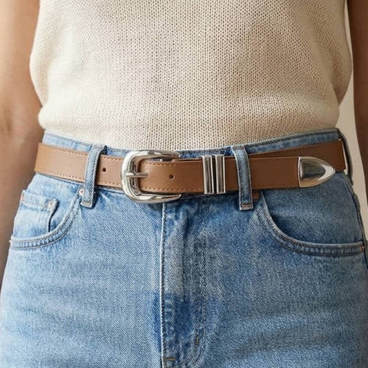 Modern Sleek Leather Belt: SBR