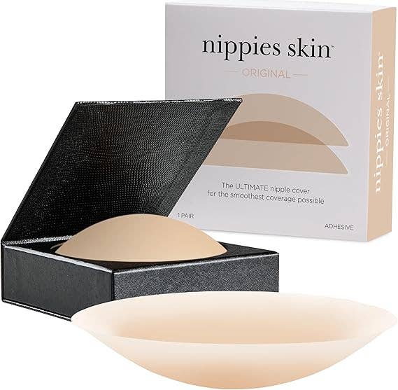 Nippies Skin Adhesive Nipple Covers: Caramel / Size 2 (D+ cups)