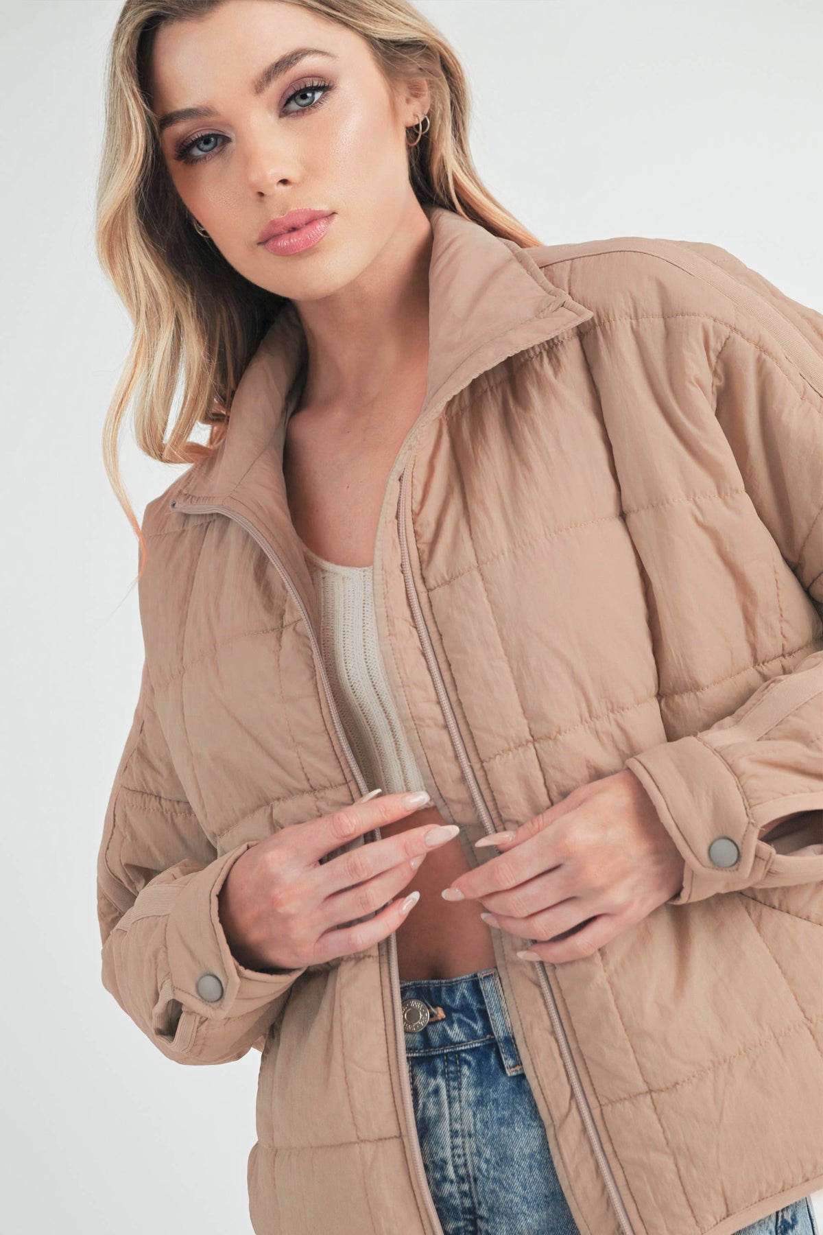 5106EK Bebe Puffer Jacket: Black / Contemporary / M
