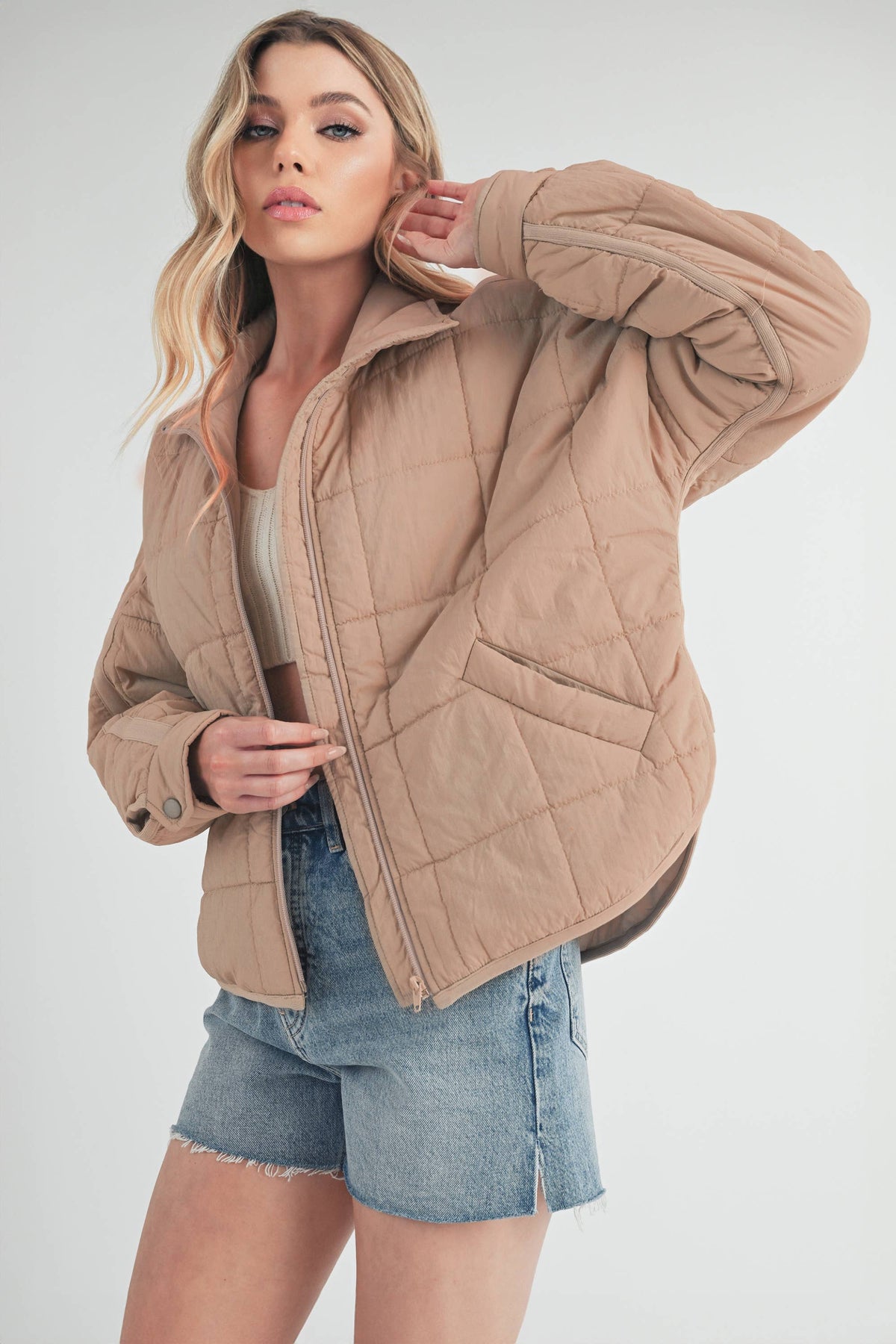 5106EK Bebe Puffer Jacket: Black / Contemporary / S