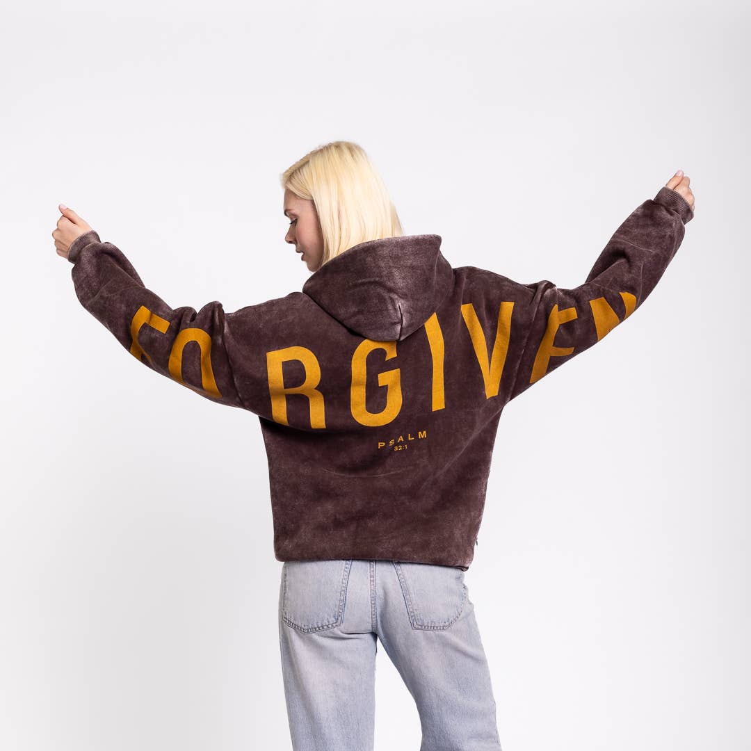Kingdom Essential Snow Wash Hoodie - Forgiven - Coffee Bean: 2X
