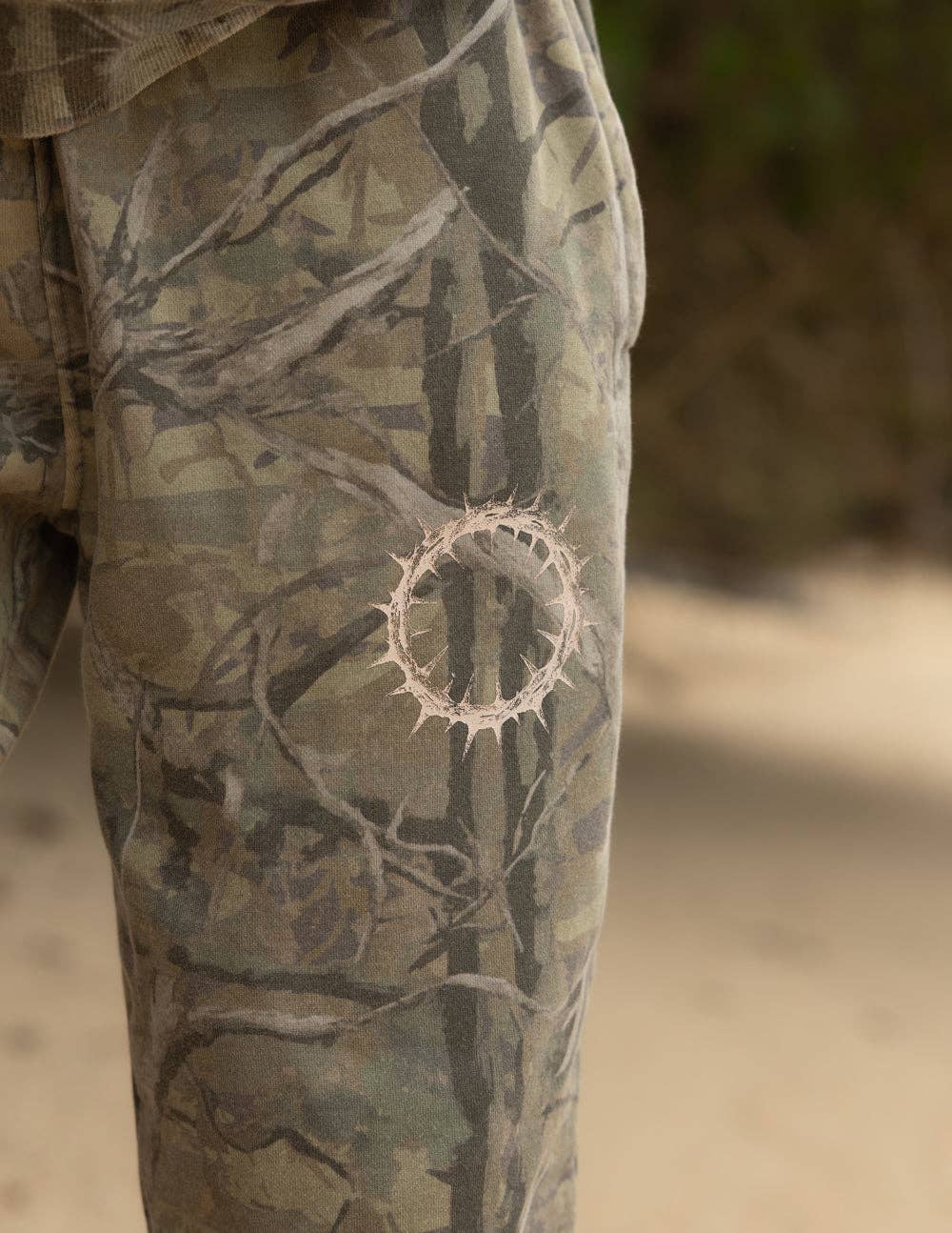 The Sacrifice Camo Unisex Sweatpant: XS