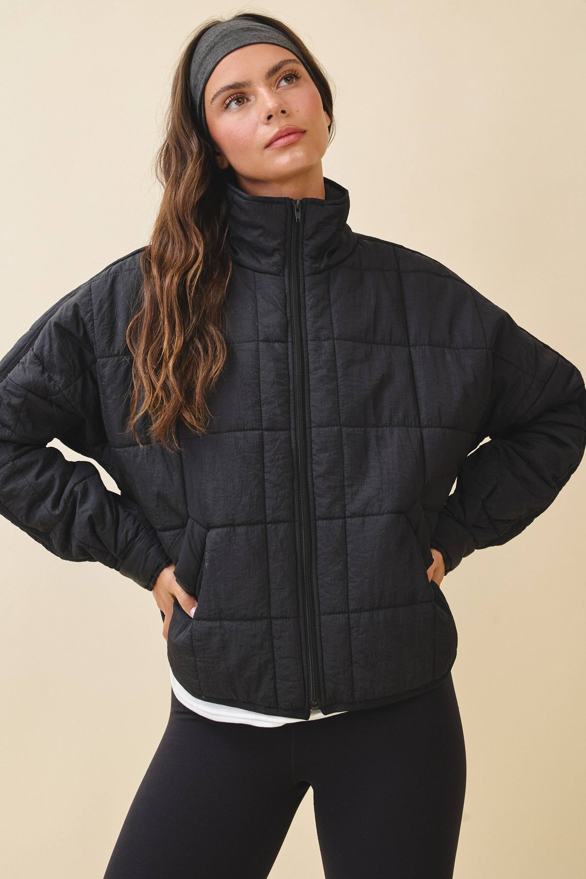 5106EK Bebe Puffer Jacket: Black / Contemporary / M