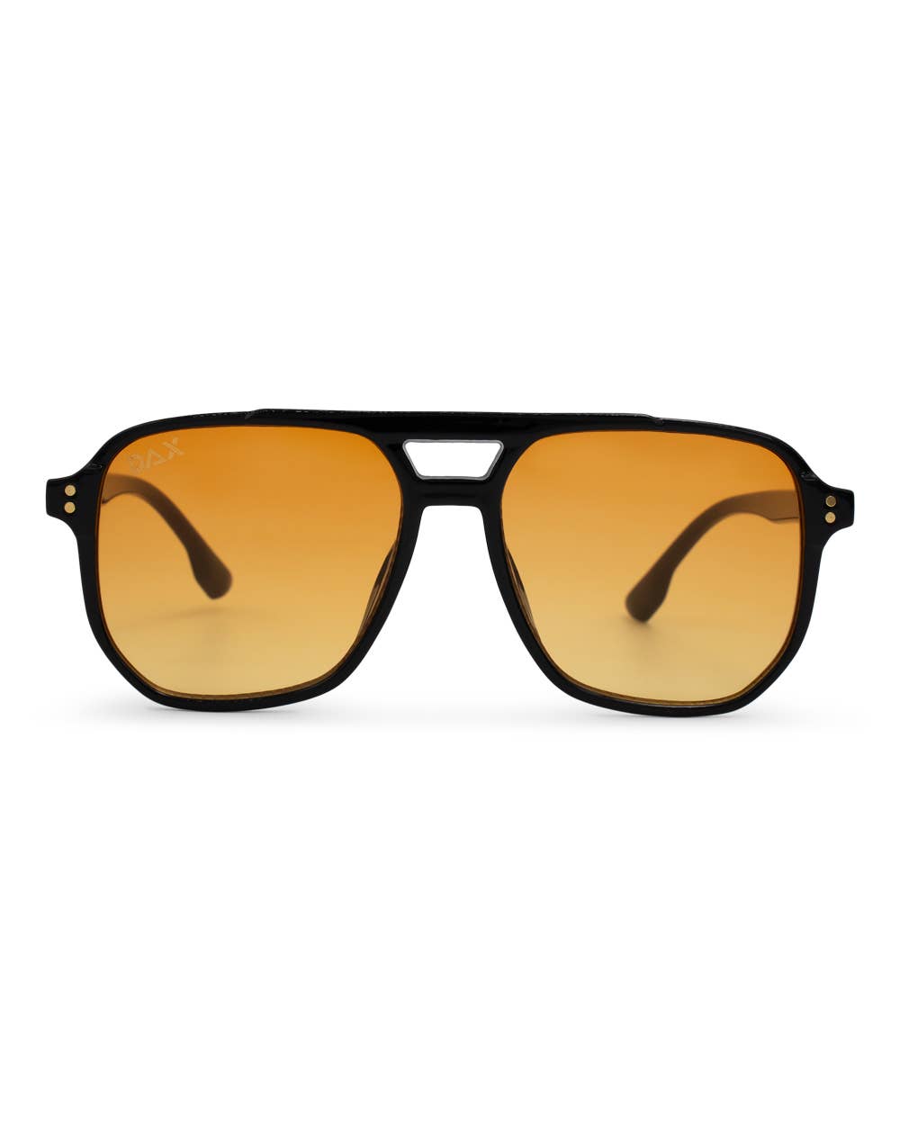 Skye - Unisex Oversized Aviator: Black