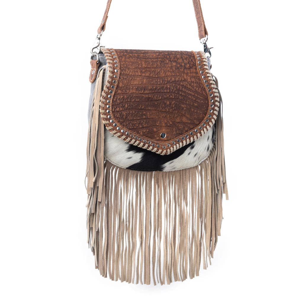 Myra Dusty Lariat Concealed Carry Bag in Saddle Brown: Saddle Brown