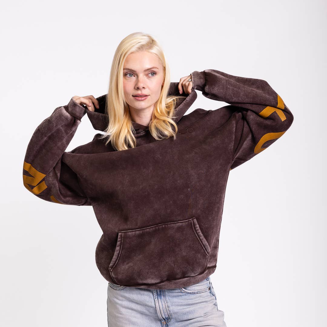 Kingdom Essential Snow Wash Hoodie - Forgiven - Coffee Bean: 2X