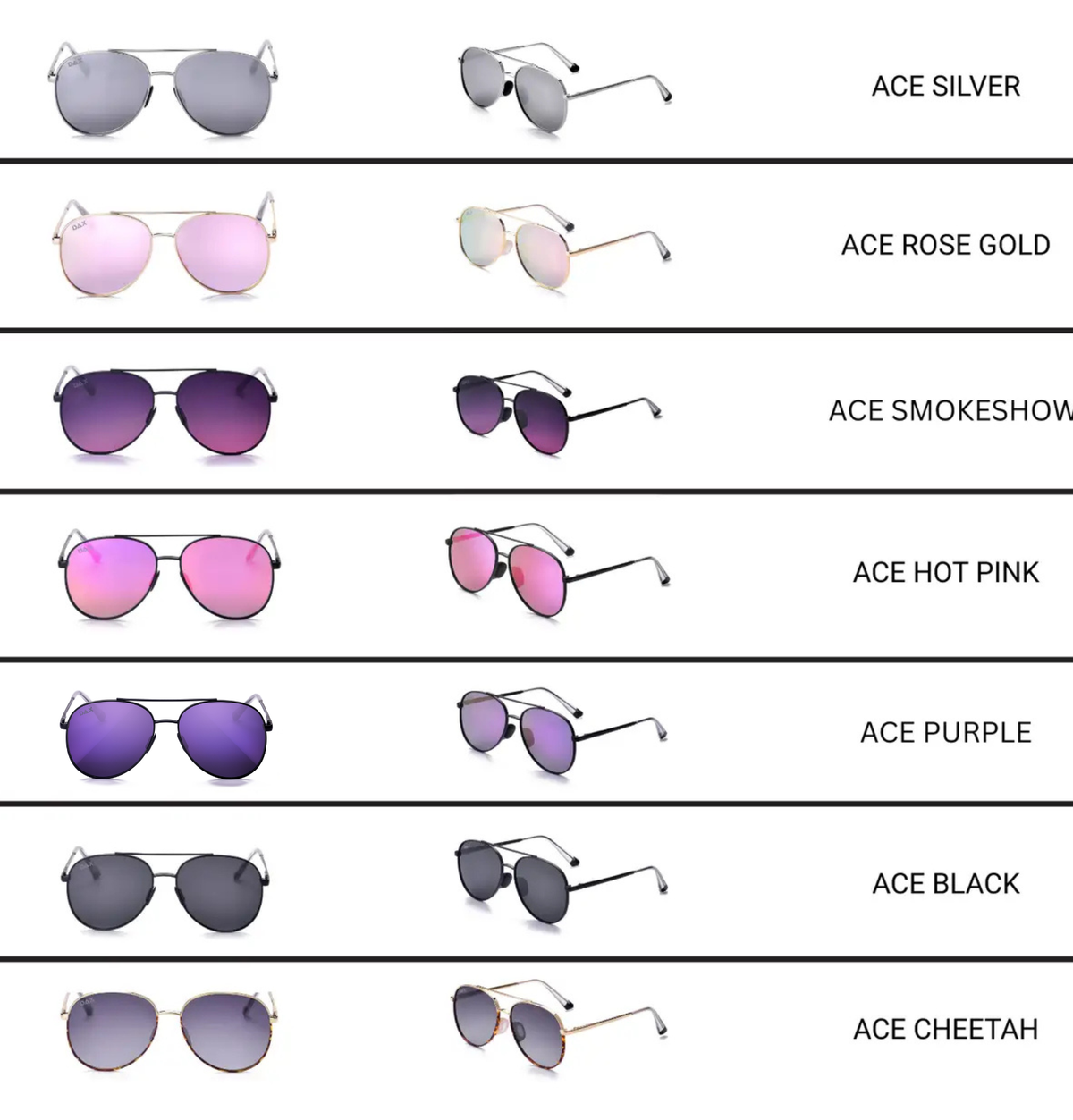 ACE - Unisex Aviator Sunglasses – Polarized Hair-Friendly: Jet Black