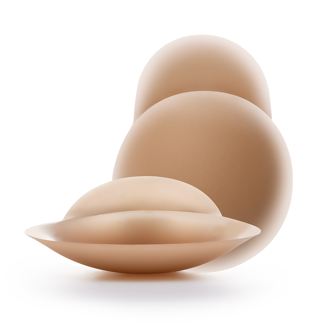 Nippies Skin Adhesive Nipple Covers with Lifting Tab: Caramel / Size 2