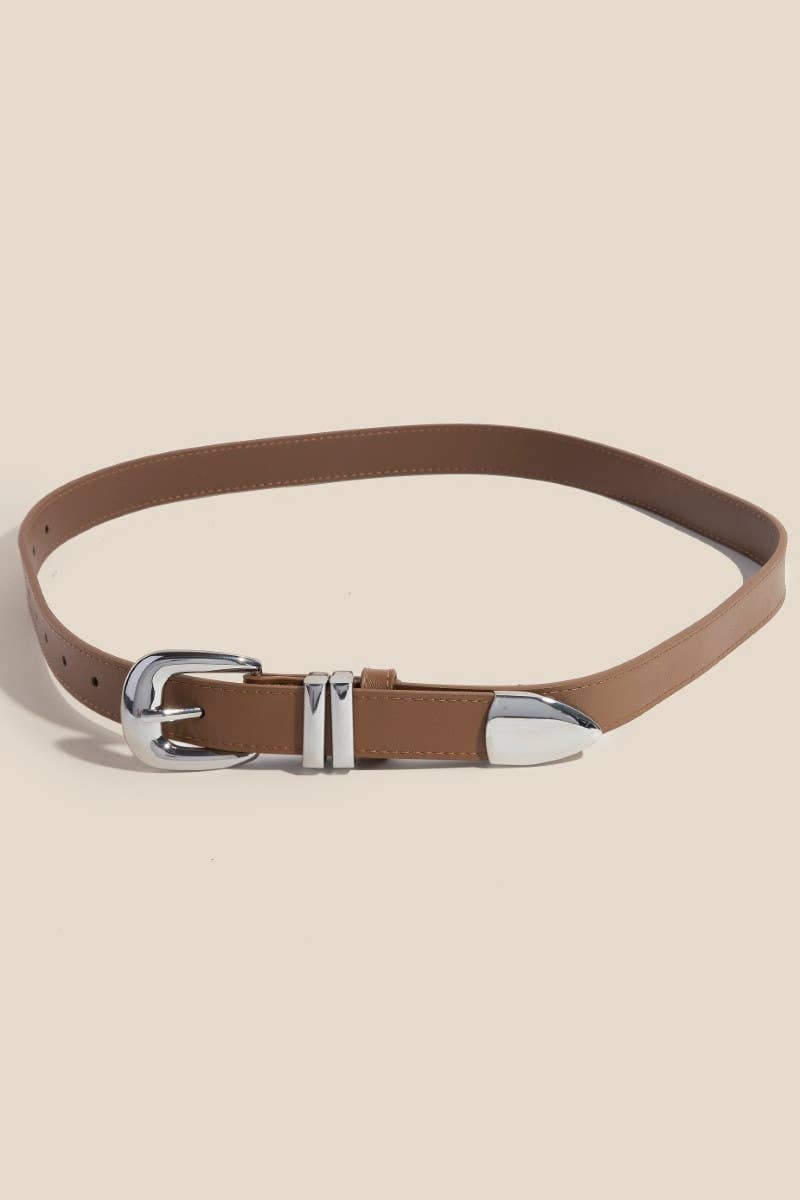 Modern Sleek Leather Belt: SBR