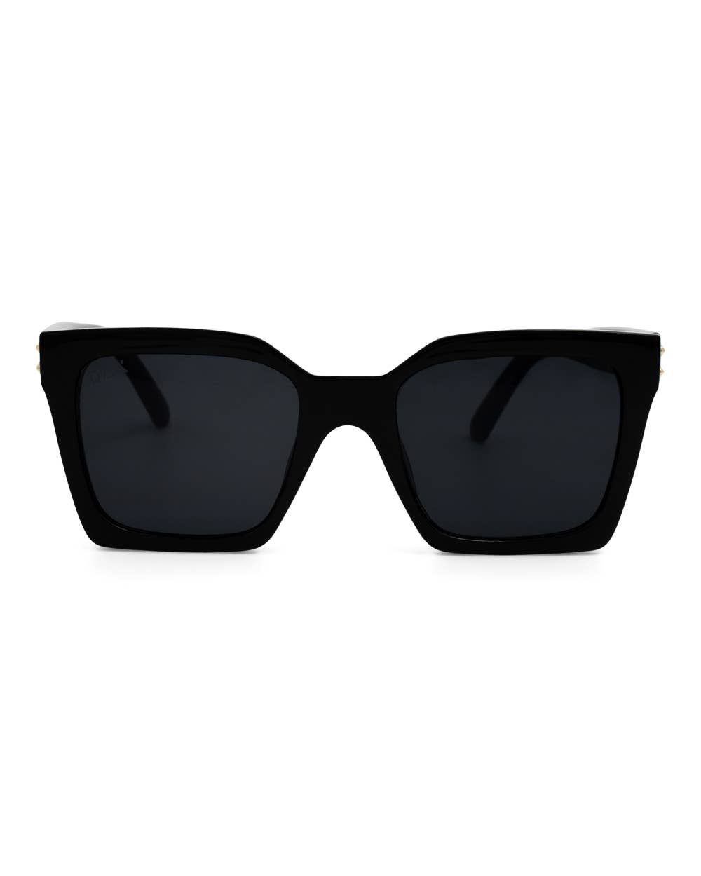 Wylie - Women's Oversized Square Sunglasses: Black