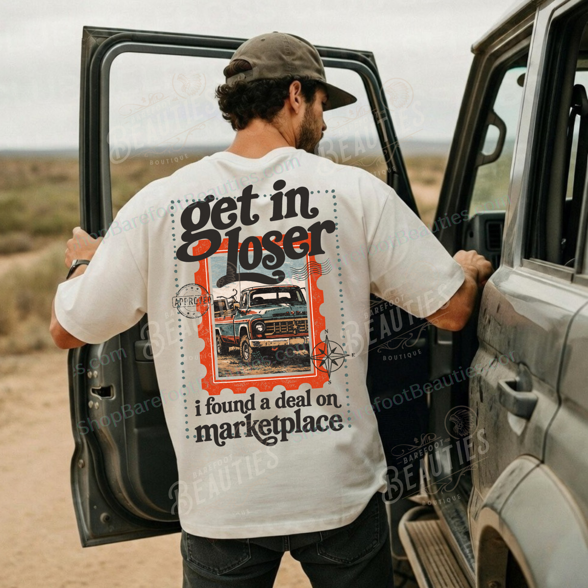 Marketplace Tee: No Pocket (Print Remains) / 2XL
