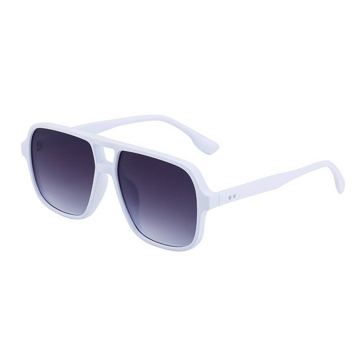 DOUBLE BRIDGE LARGE FRAME DRIVING SUNGLASSES_CWASG0614: BLACK3 / (OS) 1