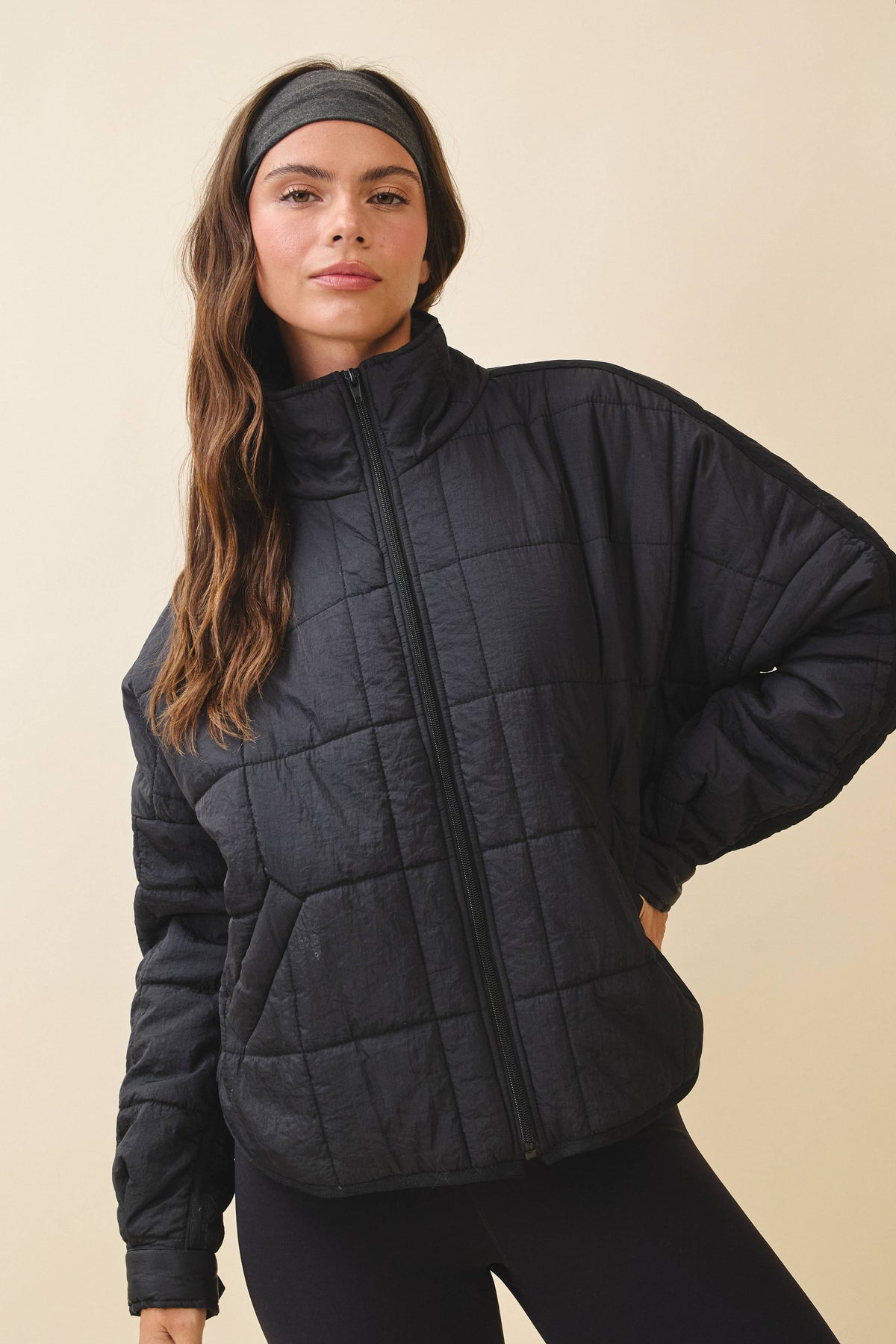 5106EK Bebe Puffer Jacket: Black / Contemporary / L
