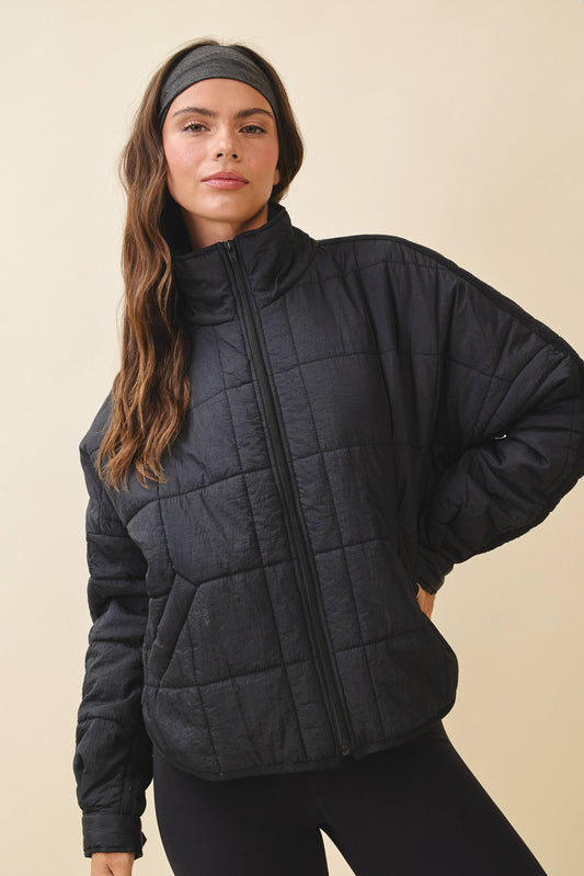 5106EK Bebe Puffer Jacket: Black / Contemporary / M