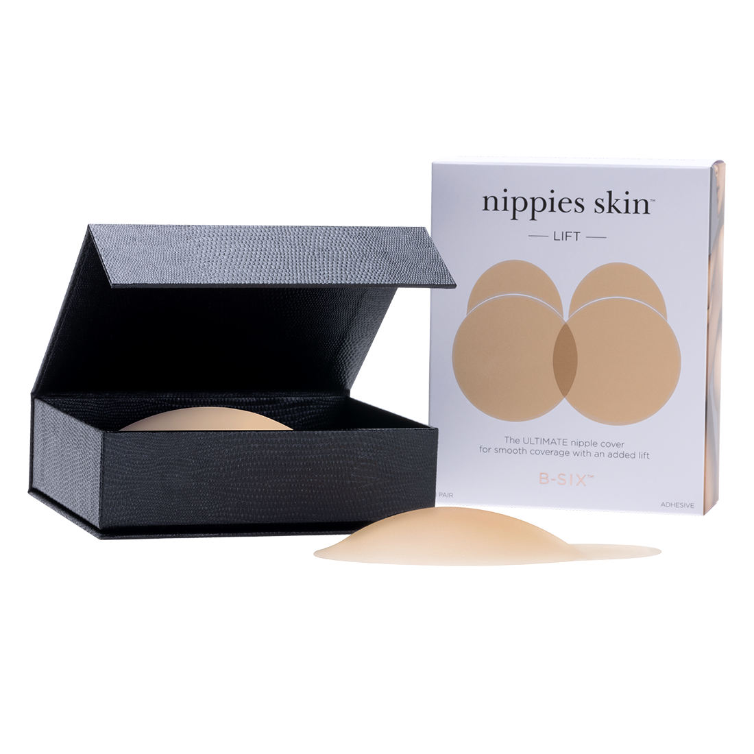 Nippies Skin Adhesive Nipple Covers with Lifting Tab: Caramel / Size 1