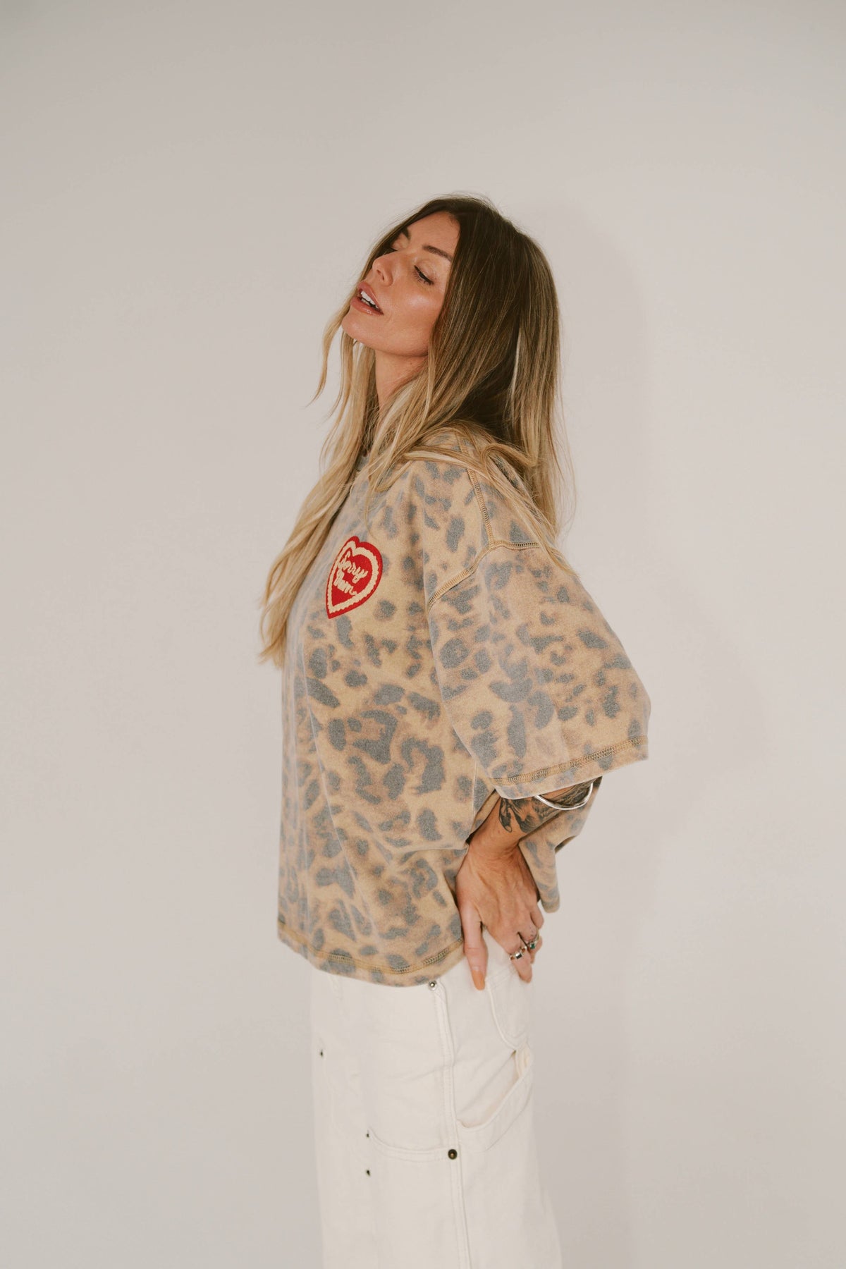 Sorry Mom Tee - LEOPARD : XS