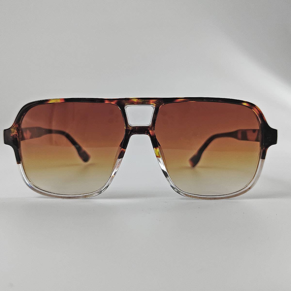 DOUBLE BRIDGE LARGE FRAME DRIVING SUNGLASSES_CWASG0614: BLACK2 / (OS) 1