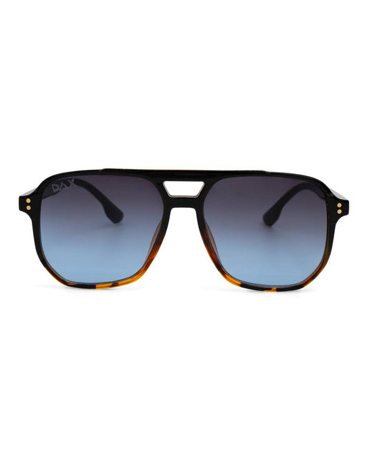 Skye - Unisex Oversized Aviator: Black