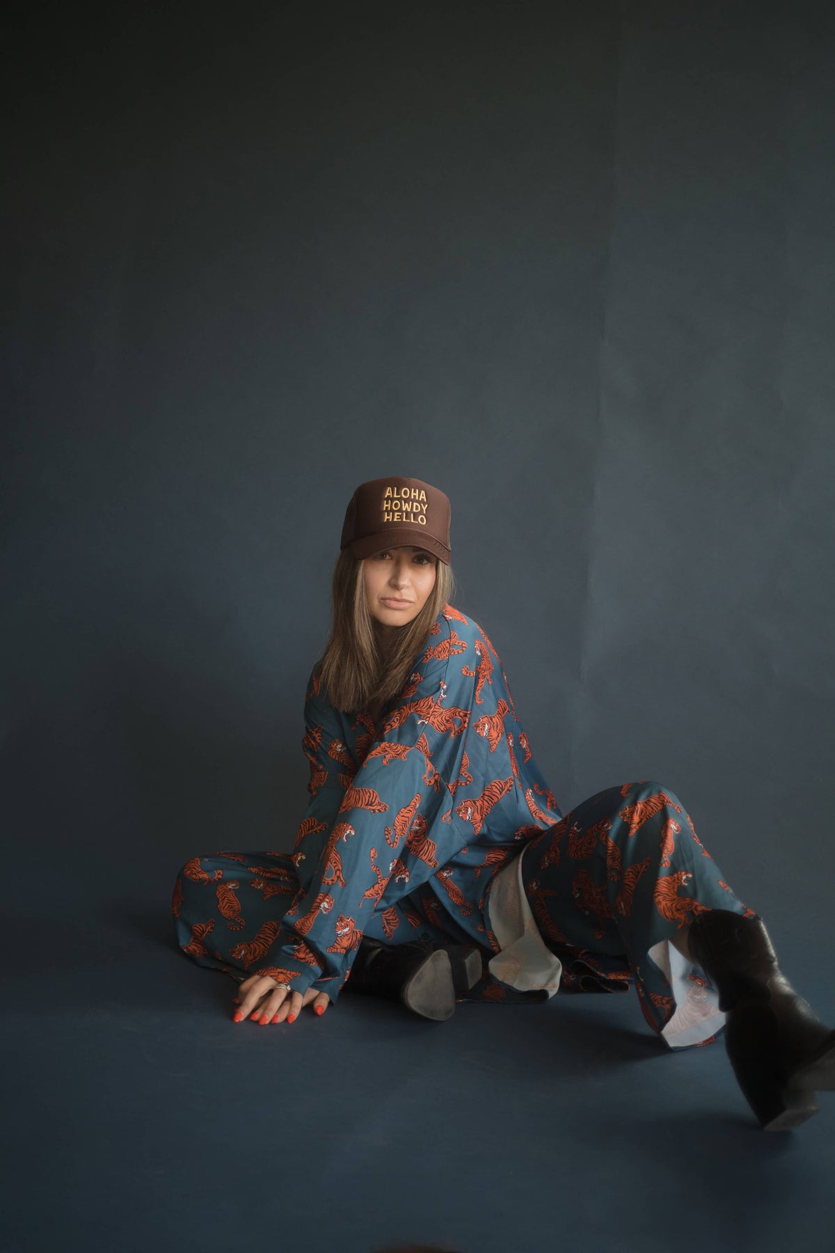 Aloha Howdy Hello hat 
