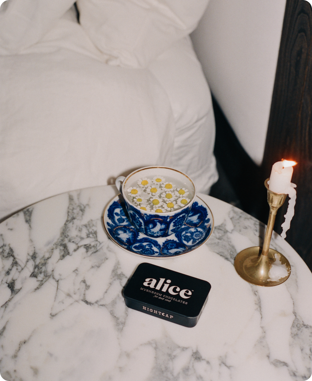 Nightcap — mushroom chocolate supplement for deep sleep