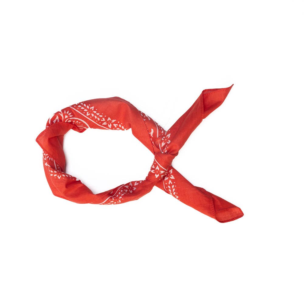 Rider's Moon Bandana in Red: Red / SINGLE