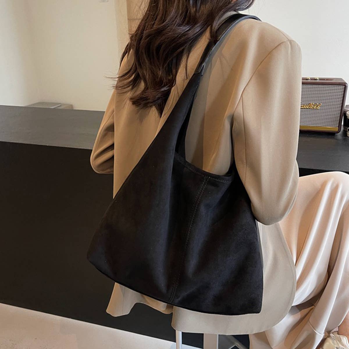 2024 NEW LAZY STYLE SIMPLE COMMUTER TOTE BAG_CWAB3274: Brown / (OS) 1