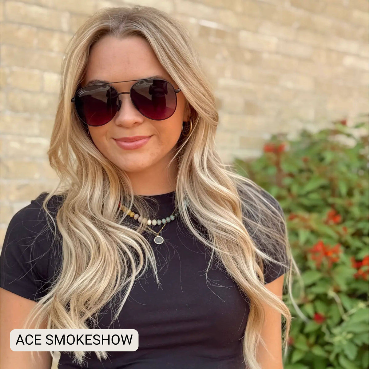 ACE - Unisex Aviator Sunglasses – Polarized Hair-Friendly: Jet Black