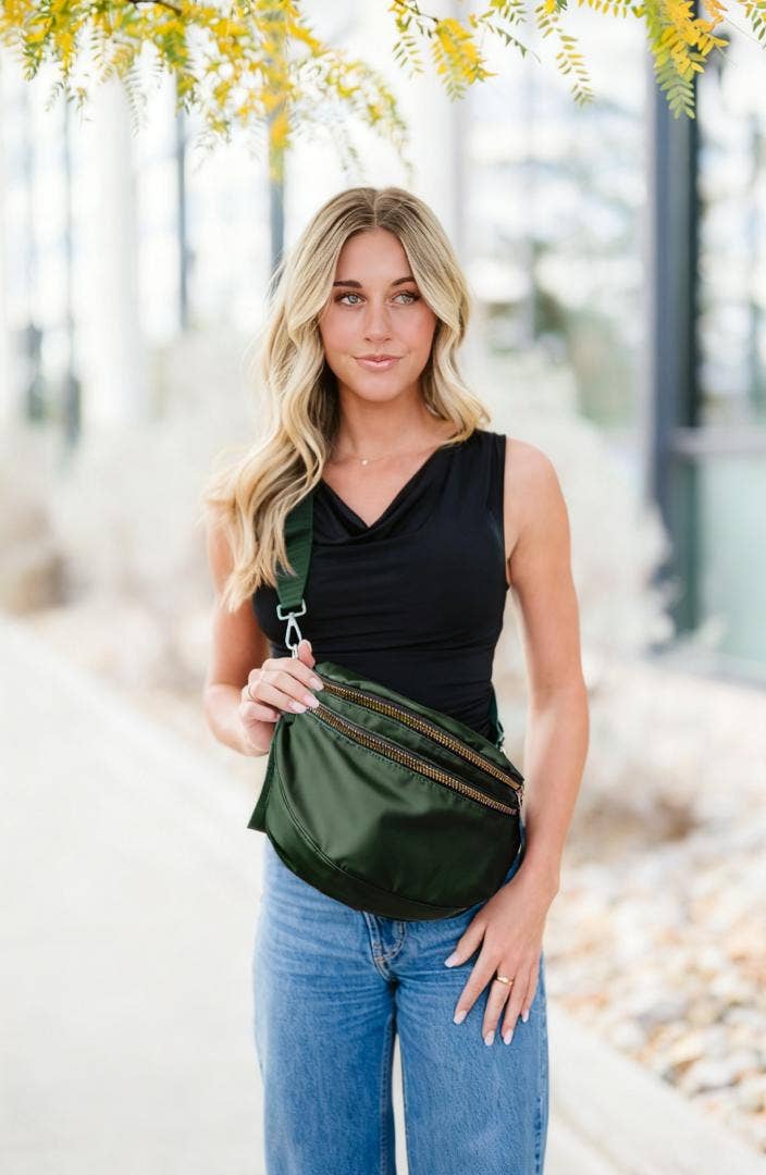 Farah Fanny Bum Bag - Olive Green RTS